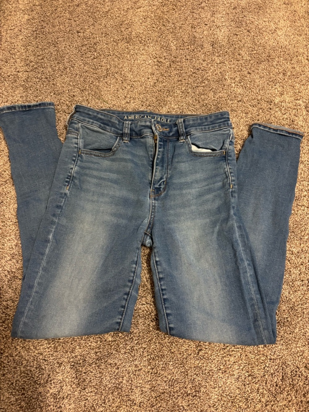 American Eagle Outfitters Light Blue Women's Jeggings - Slim Fit
